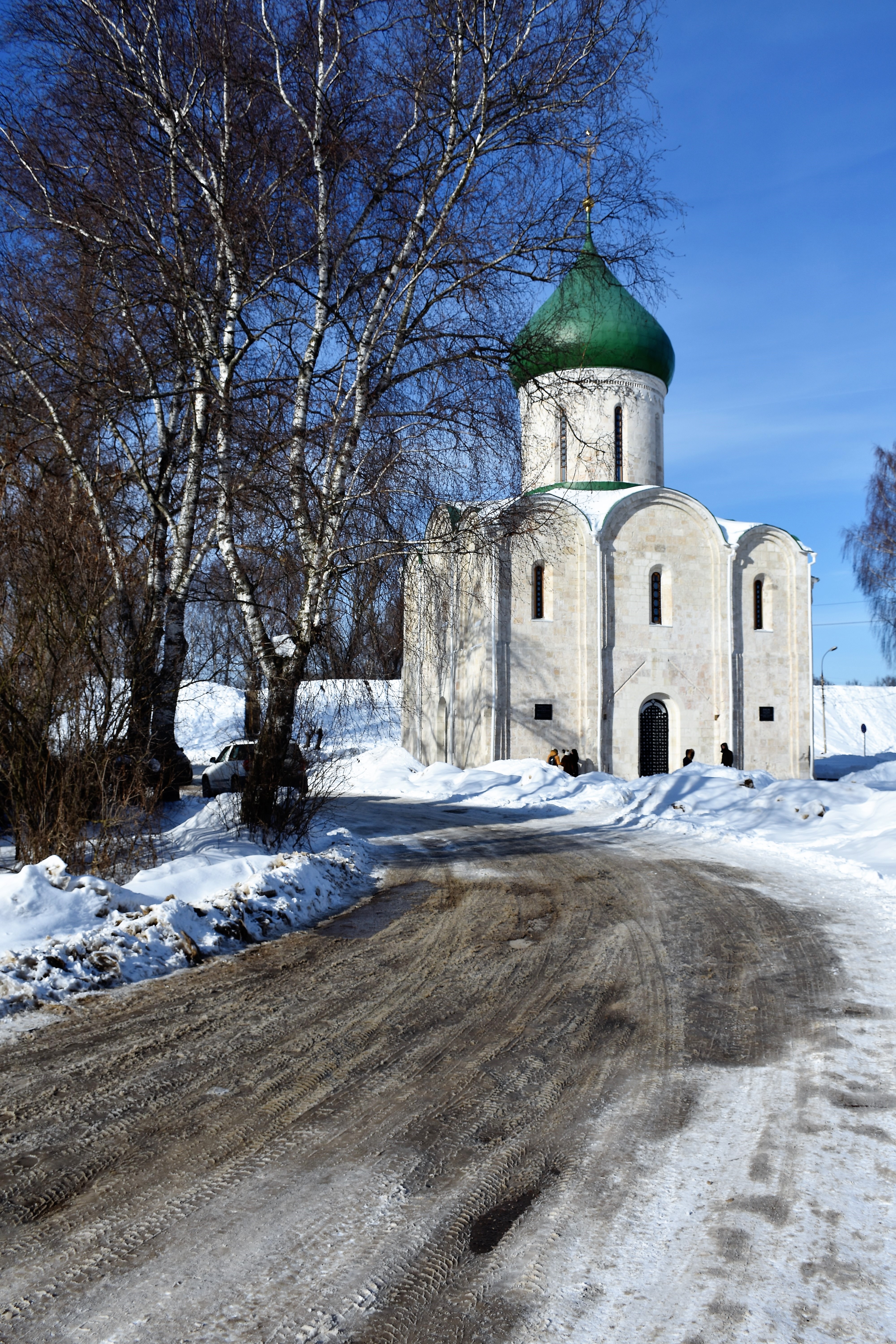 Спасо Преображенский собор Переславль Залесский зимой