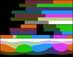 Tableau de test des couleurs de la palette AppleII.png