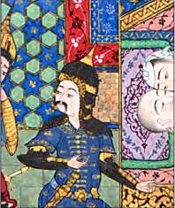 Bahram in the Shahnameh Bahram (The Shahnama of Shah Tahmasp).png