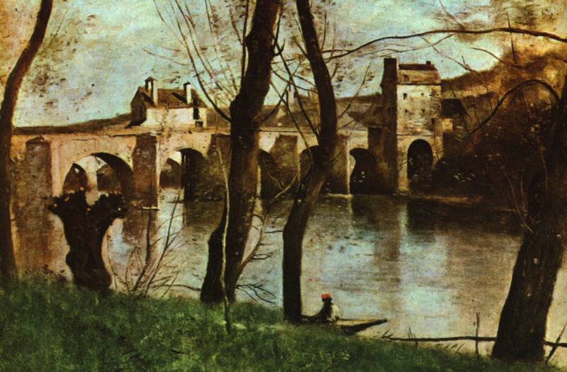 Fichier:Camille Corot - Le pont de Mantes.jpg