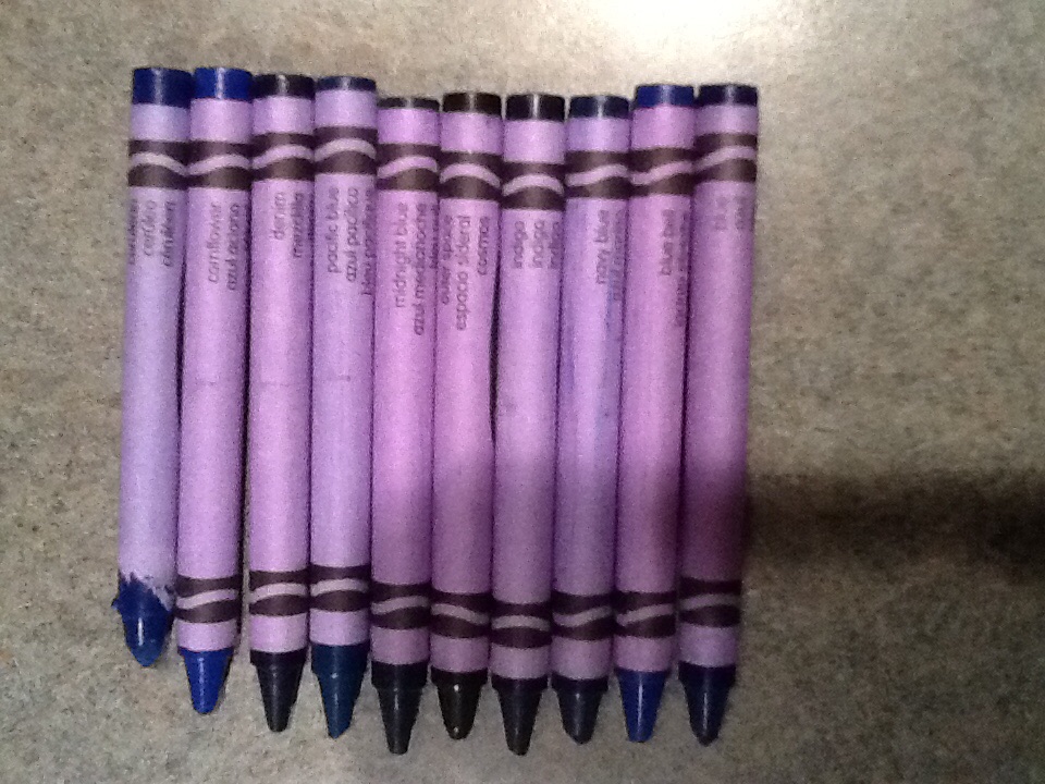 purple crayola crayon