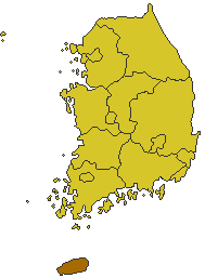 Isola di Jeju - Localizzazione