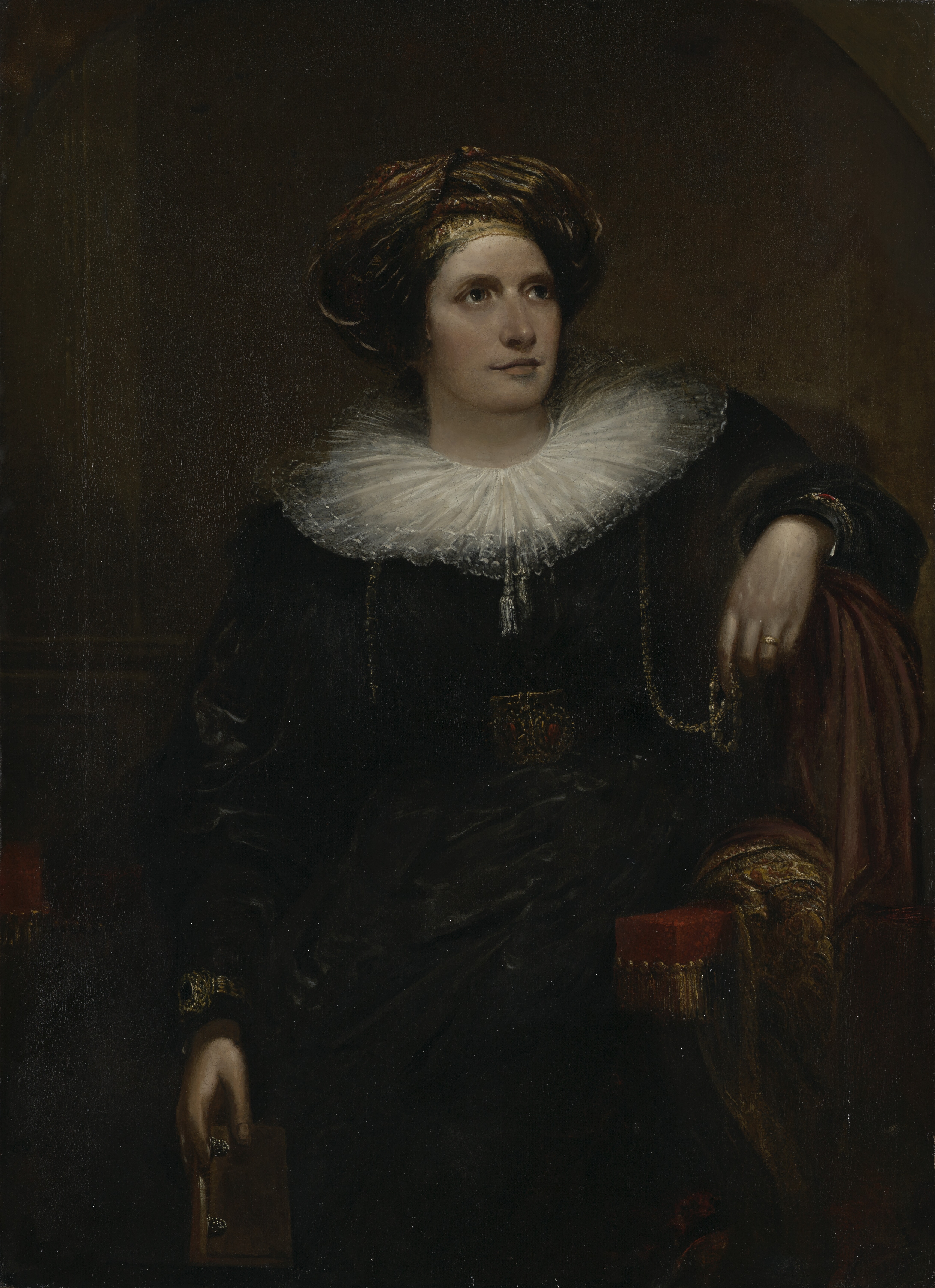 Maria, pintada por su segundo marido, sir [[August Callcott