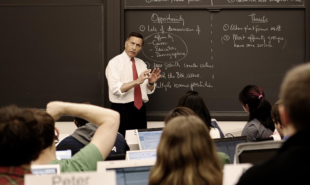 Is a lecture being given