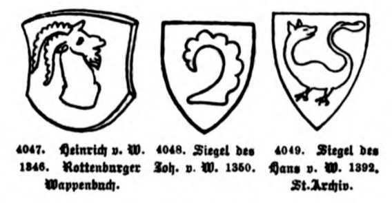 Siegel der Familie von Wurmlingen[1]