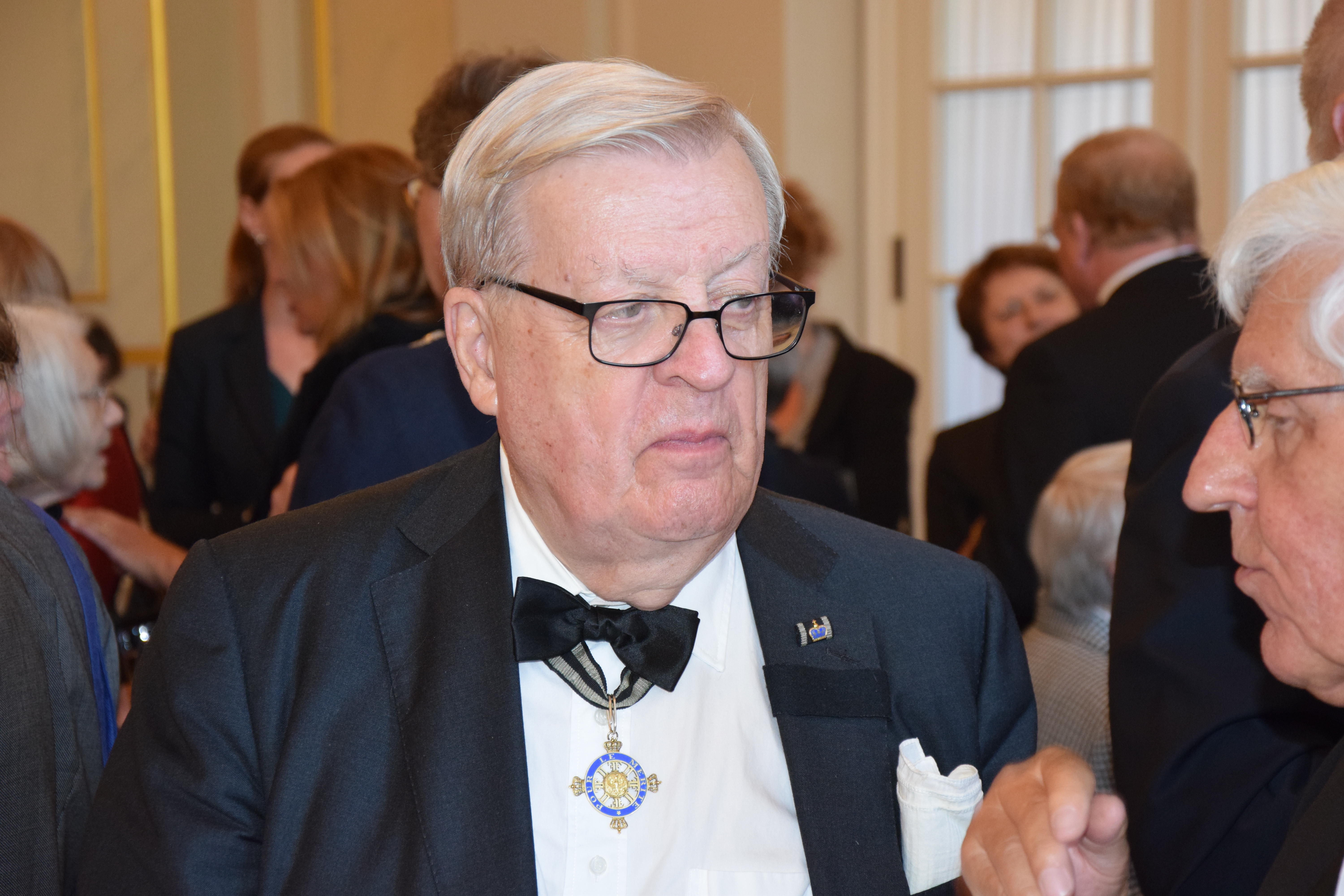 Strömholm in 2014 wearing the [[Pour le Mérite]]