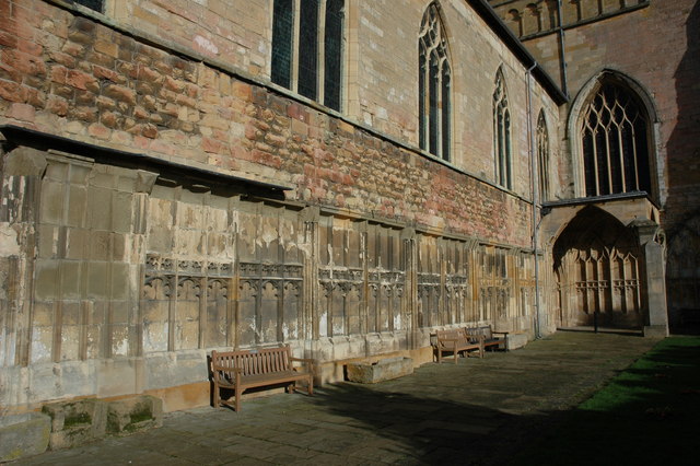 File:The remains of the cloisters at Tewkesbury Abbey - geograph.org.uk - 319449.jpg