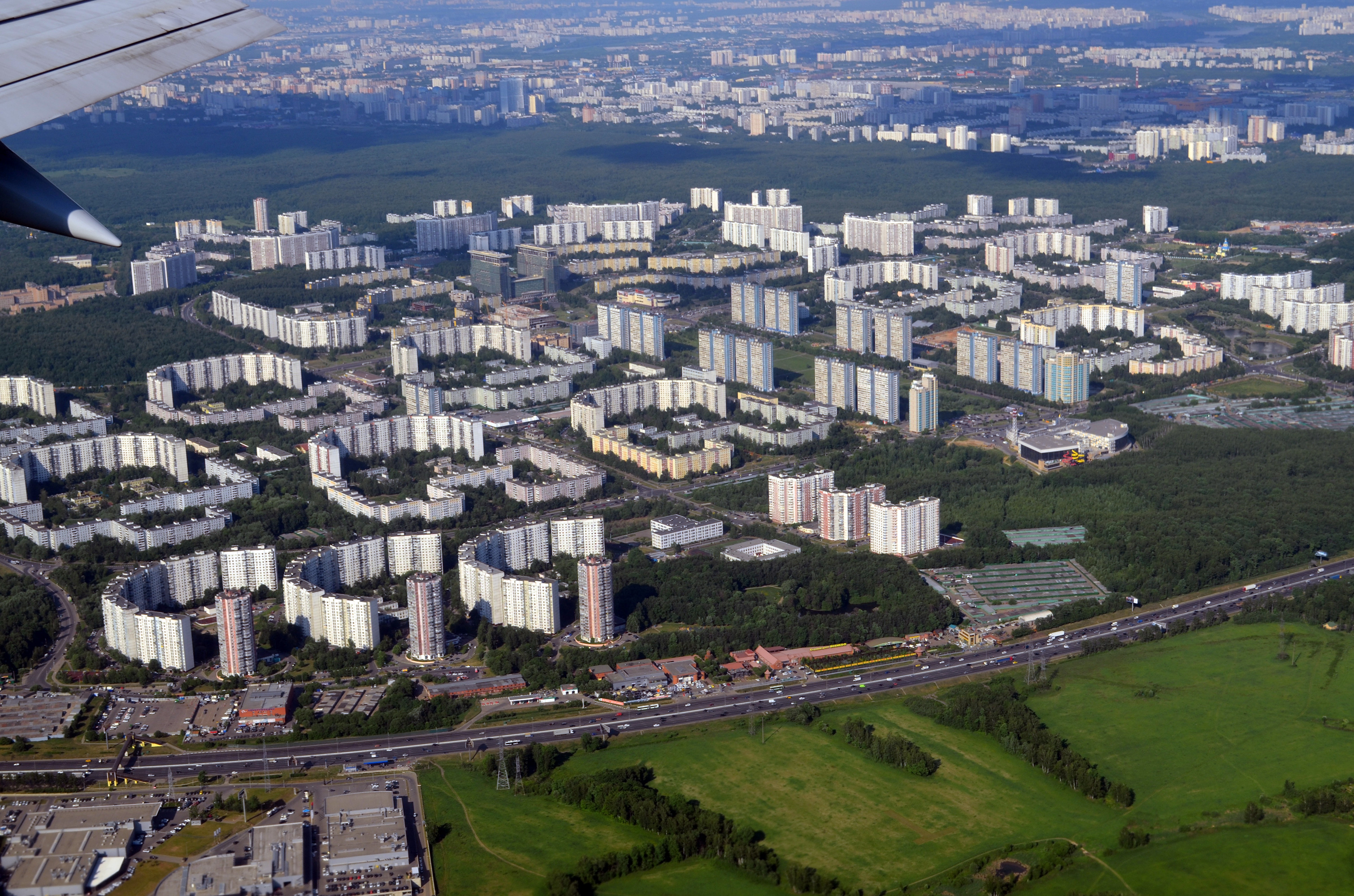 Ясеневая округ. Микрорайон Ясенево Москва.