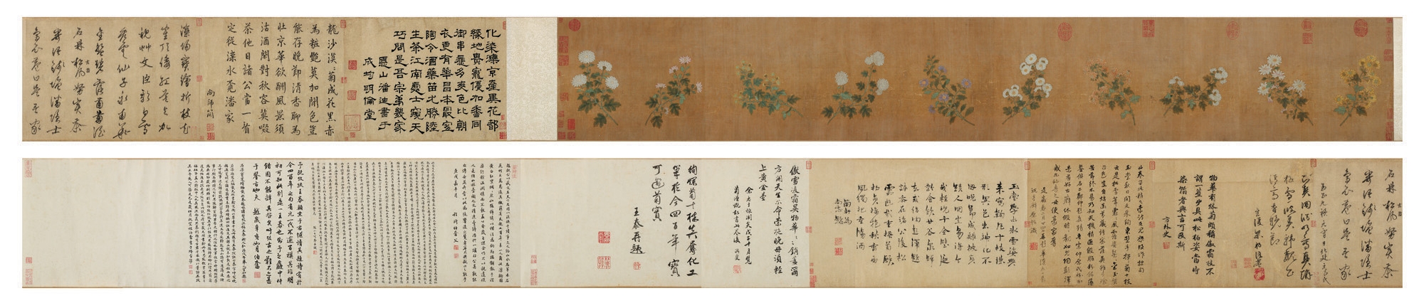 Rol van tien chrysanten.  1300-1310 Sotheby's