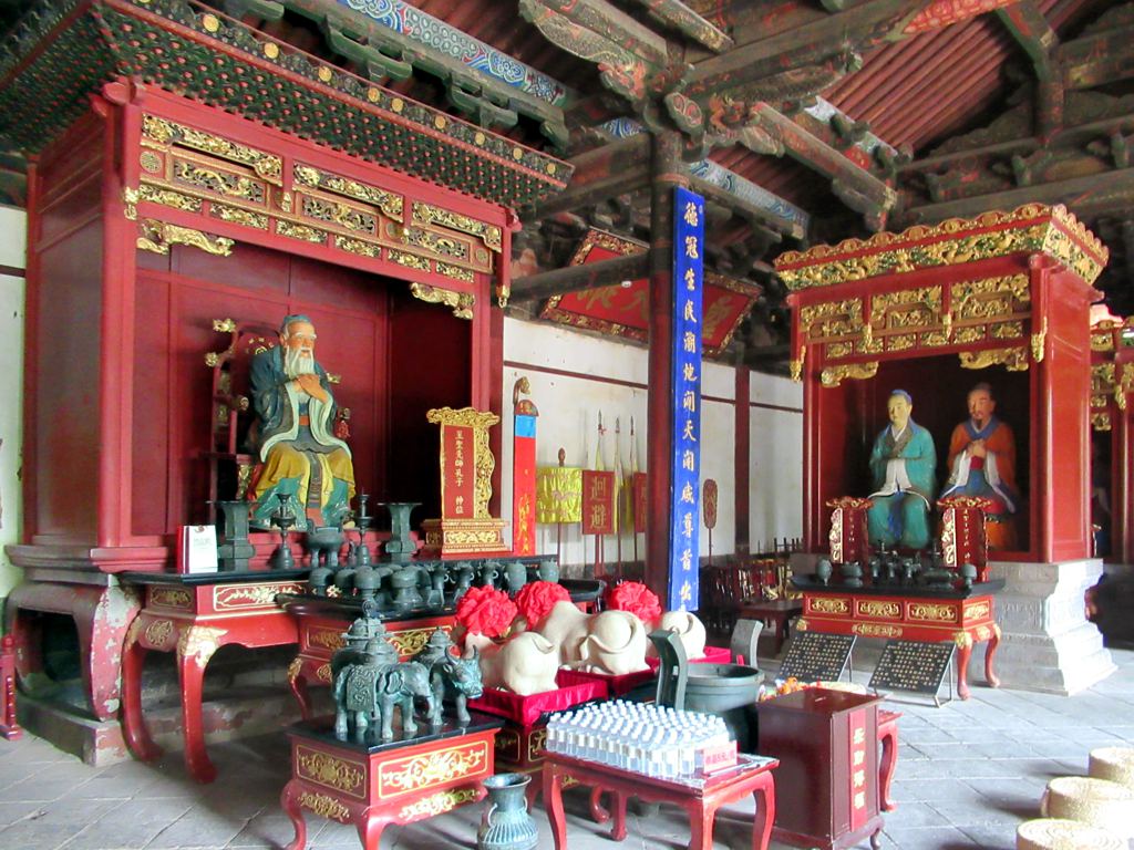 inside confucius temple