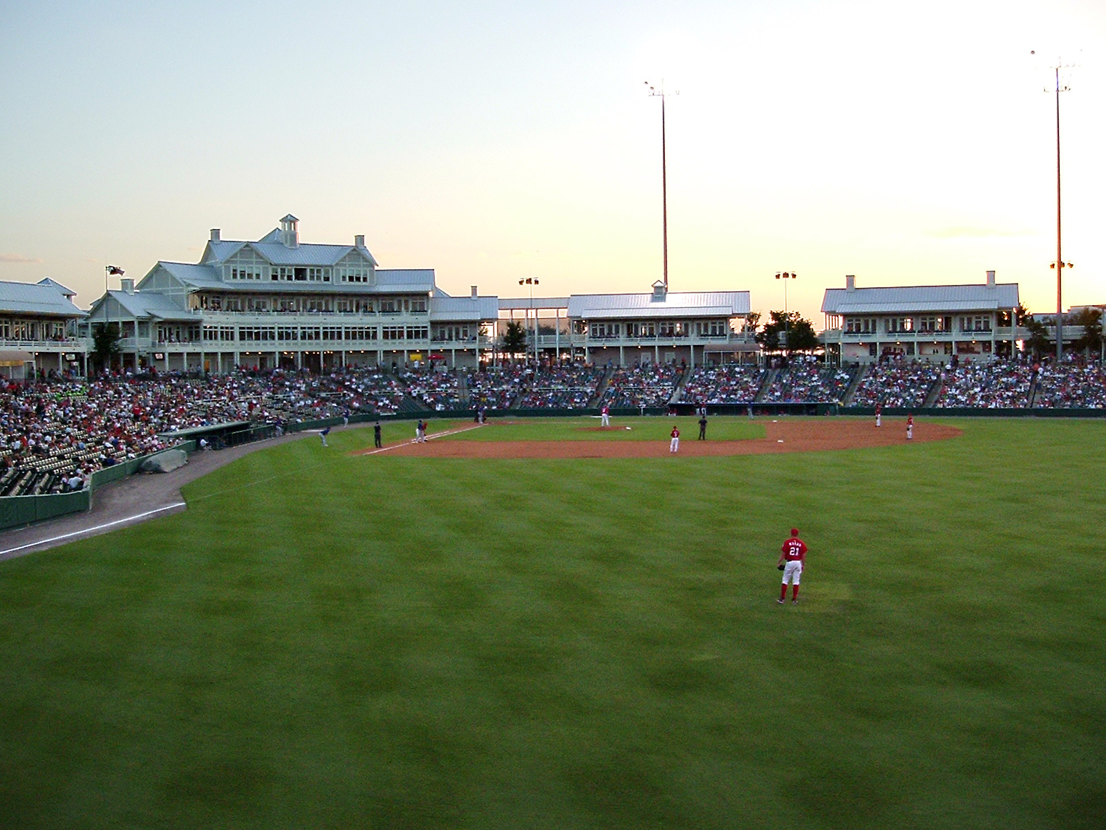 Right field. СТК Грейт Филд. Grandstand.