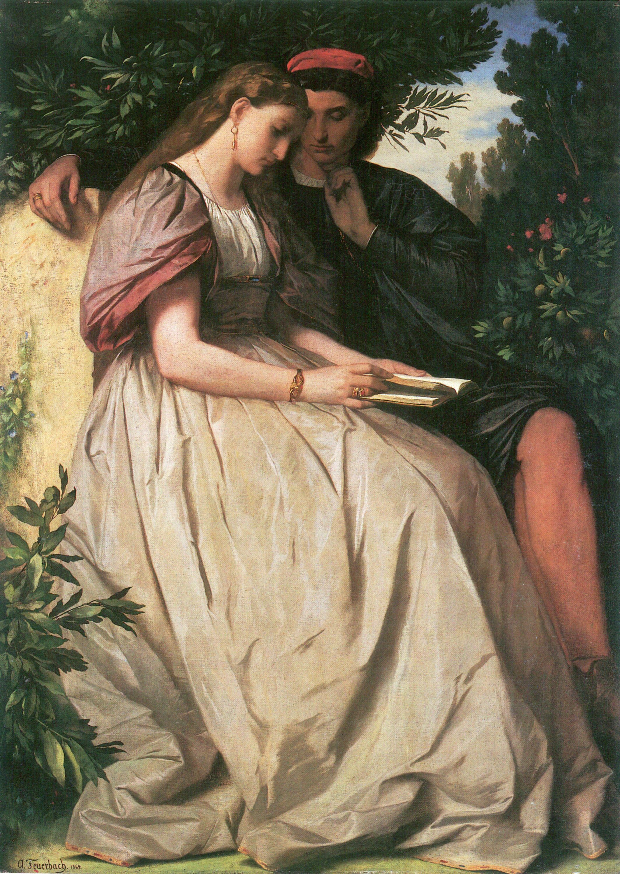 Paolo and Francesca da Rimini, 1863