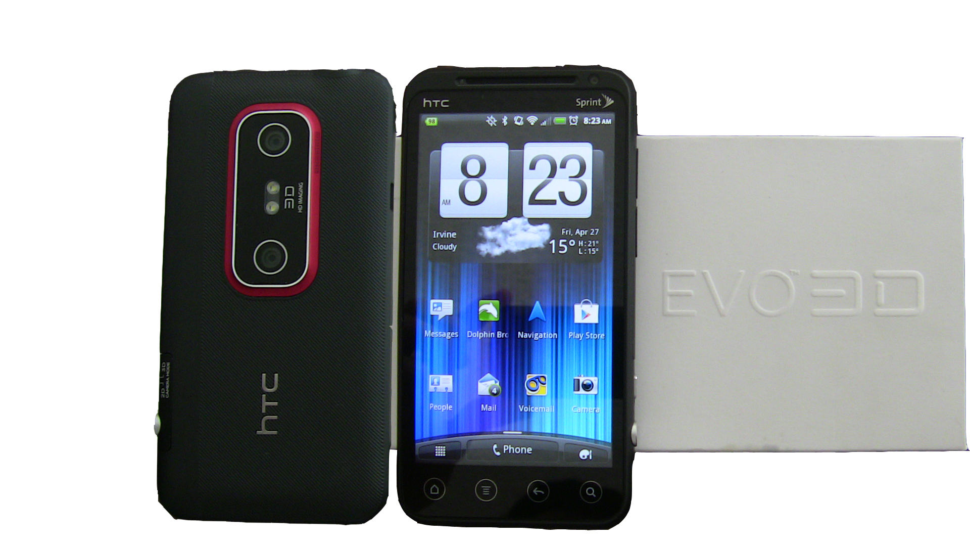 Htc evo 3d фото