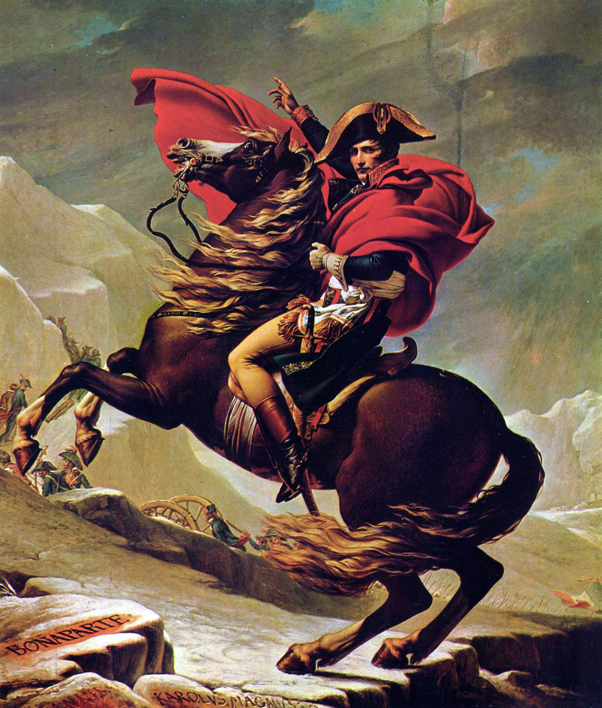 Transparentemente Interconectar Encarnar Napoleón cruzando los Alpes - Wikipedia, la enciclopedia libre