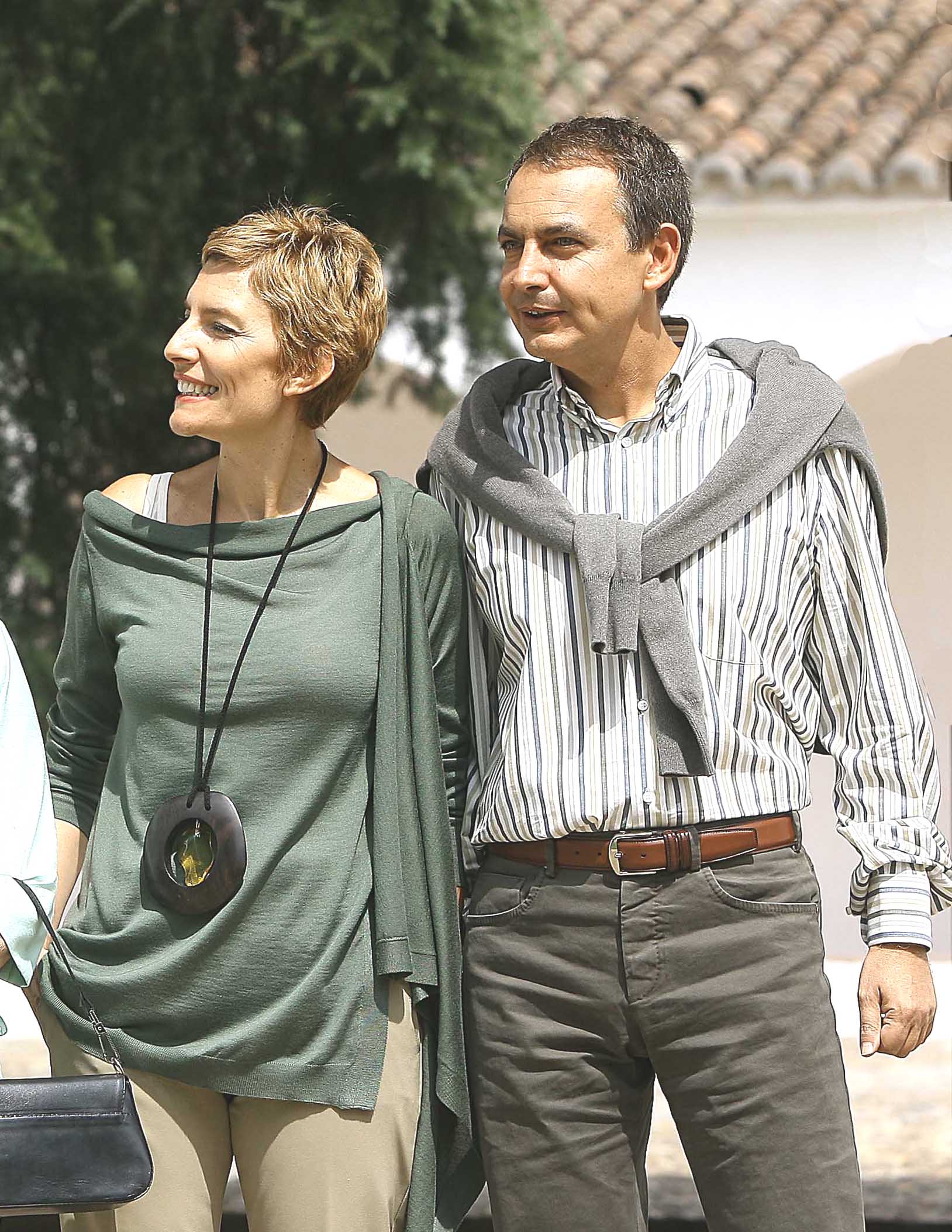 José Luis Rodríguez Zapatero con su mujer, María [[Sonsoles Espinosa Díaz