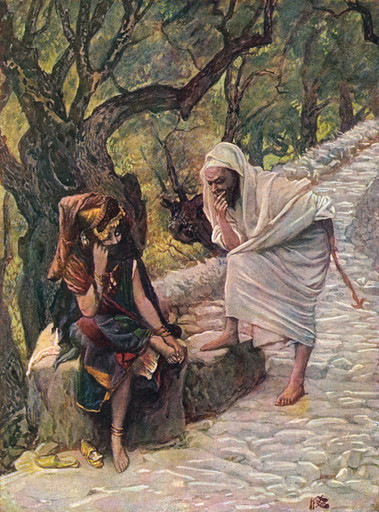 Judah and Tamar by J.Tissot