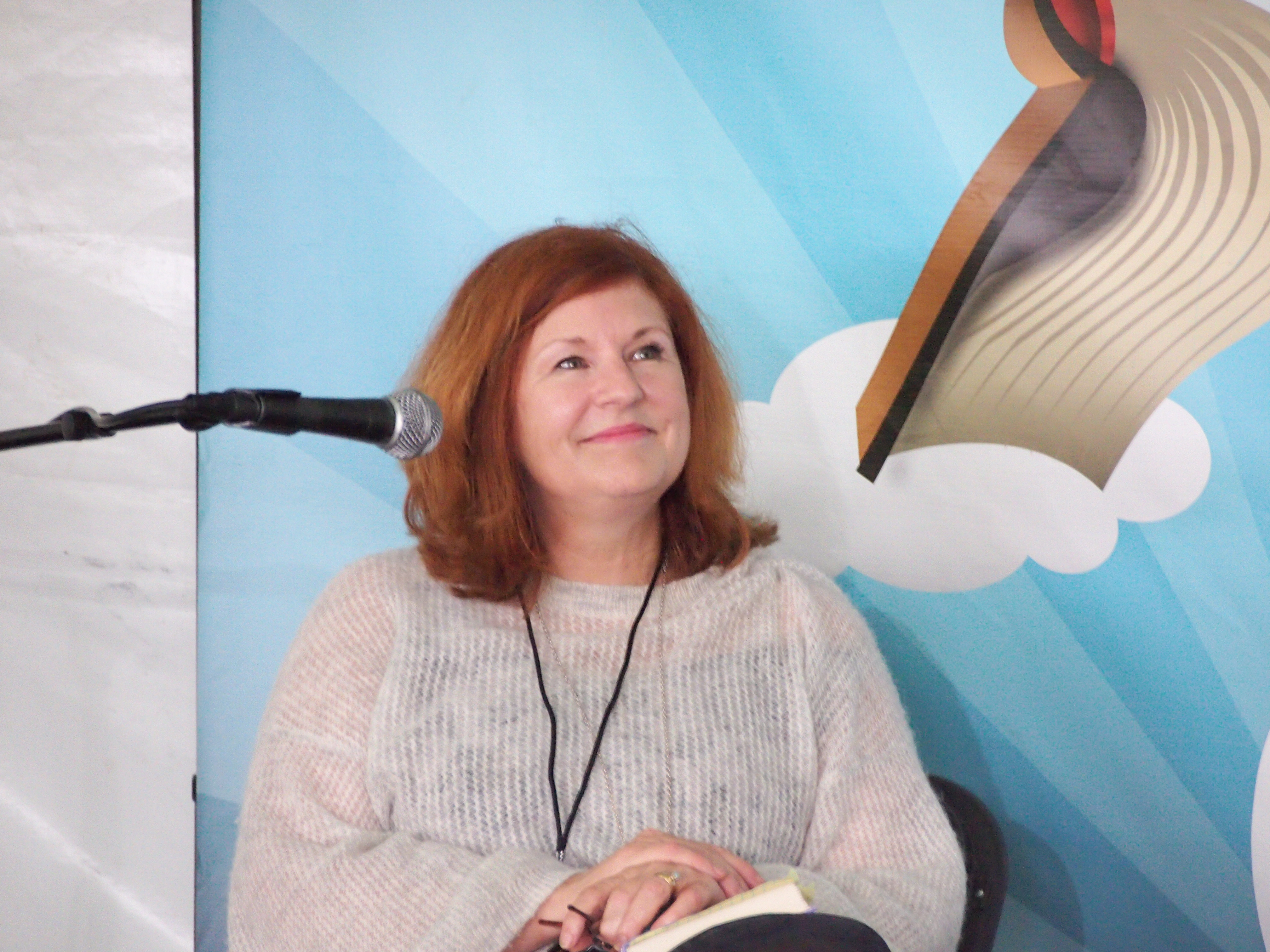 Holt at the 2017 [[Gaithersburg Book Festival]]