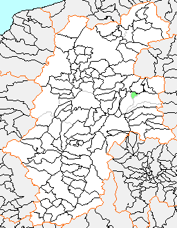 浅科村の県内位置図