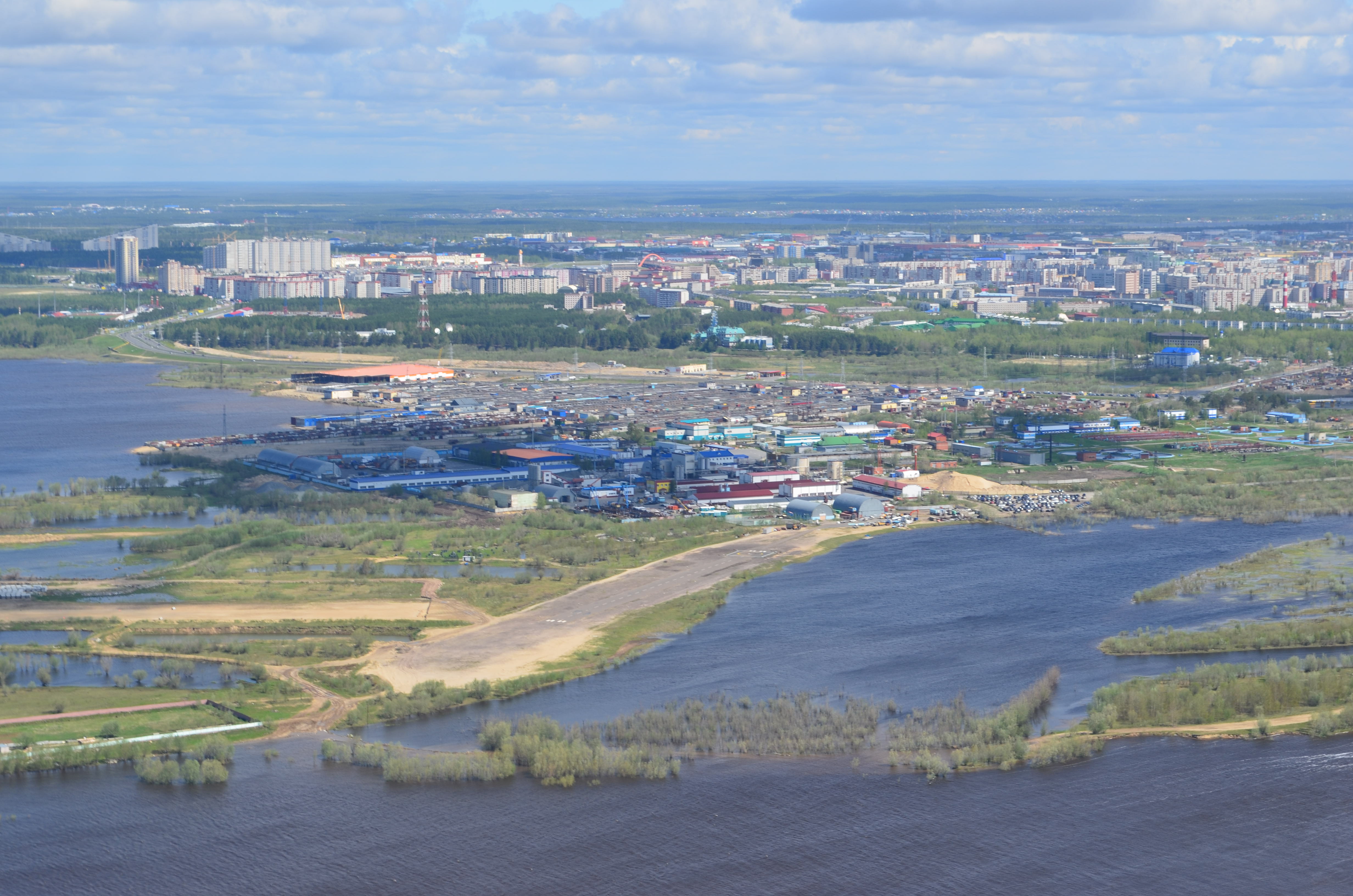 Заячий остров в городе Сургуте