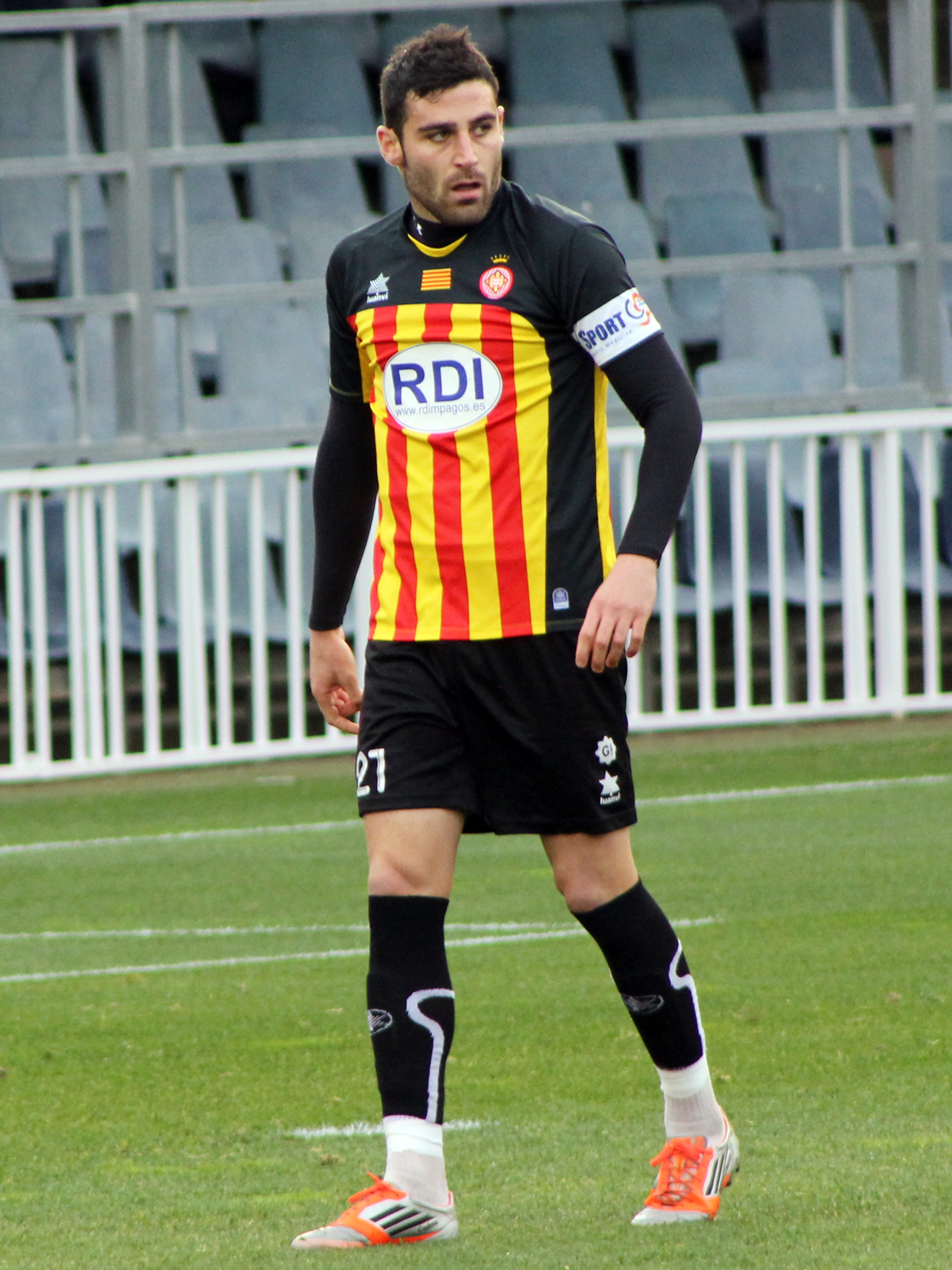 Benja in action for [[Girona FC|Girona]] in 2012