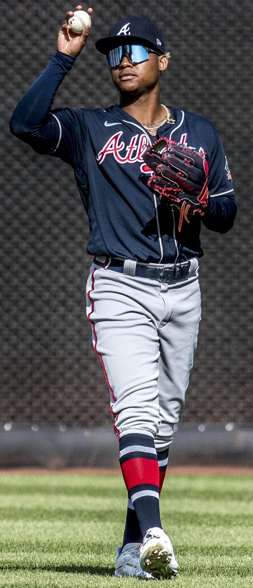 Cristian Pache factoring into Braves' starting outfield earlier