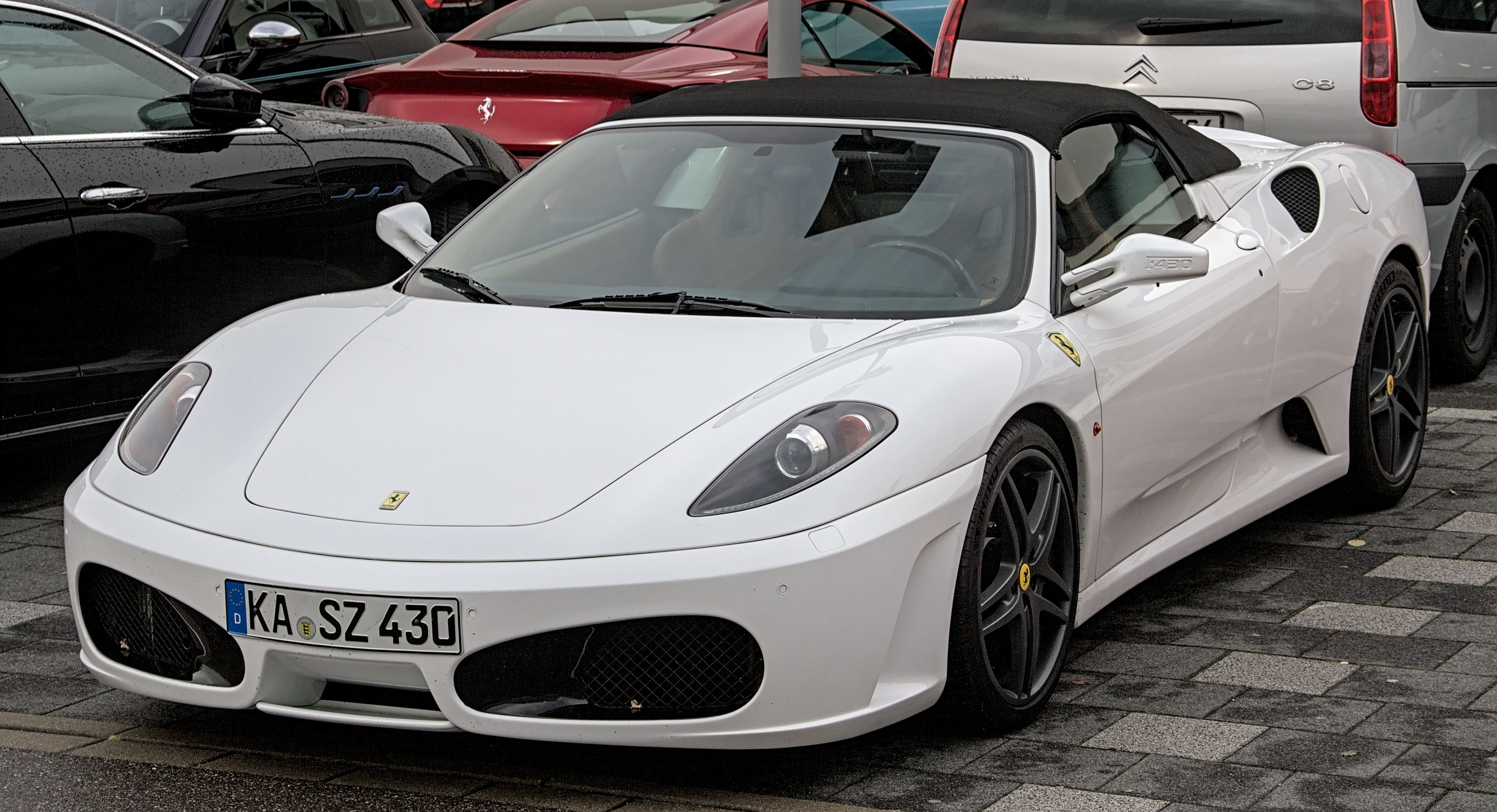 gray ferrari f430 spider