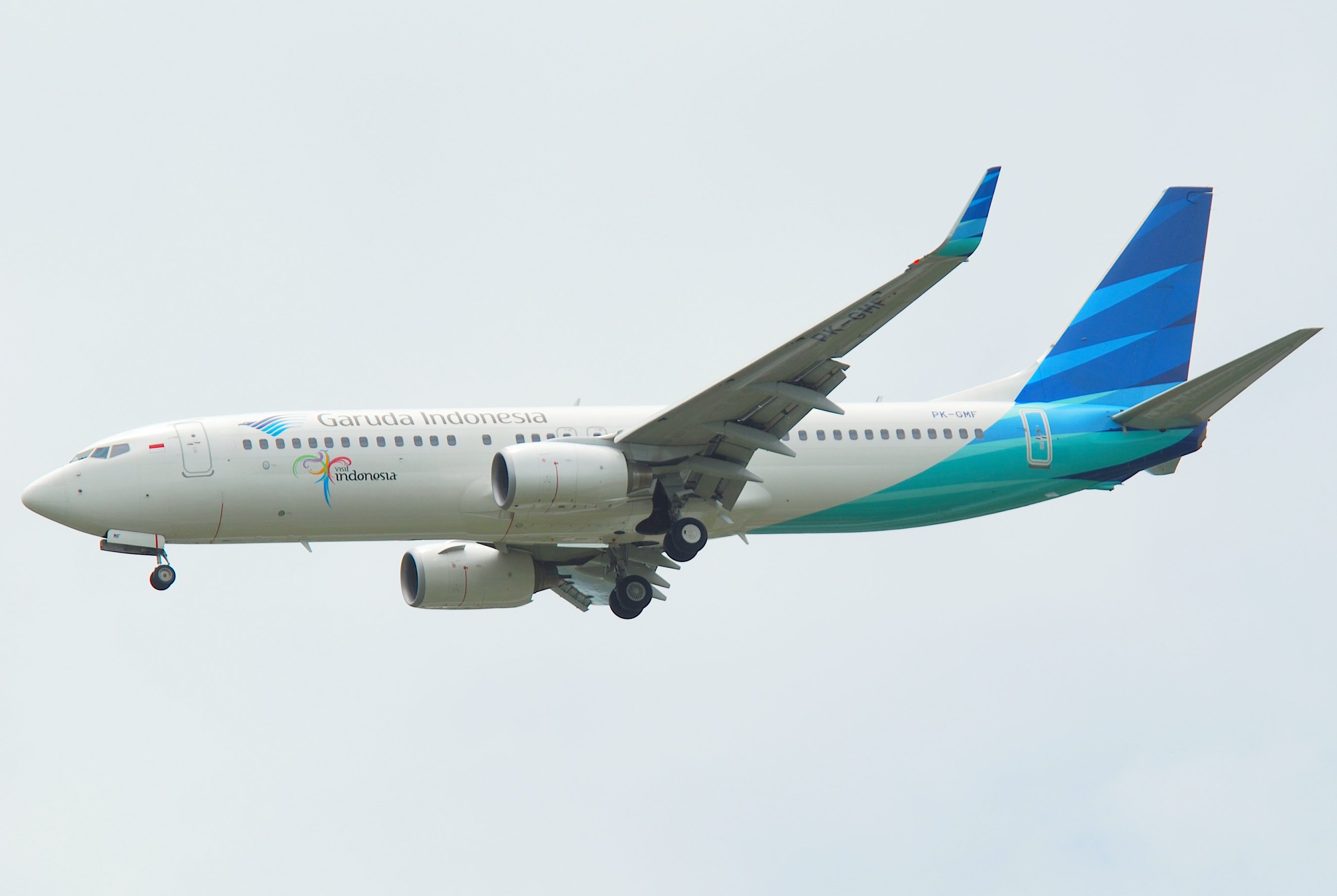 Garuda Indonesia 737-800 With Winglets 1:400 Scale フィギュア 人形