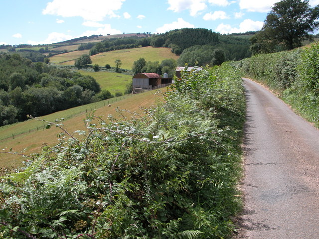 File:Lane past Brook House Farm - geograph.org.uk - 212265.jpg