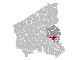 Meulebeke în Provincia Flandra de Vest