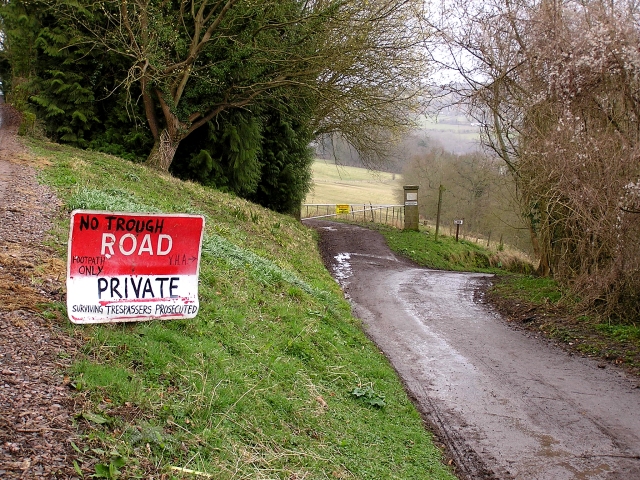 File:No "Trough" Road - geograph.org.uk - 144900.jpg