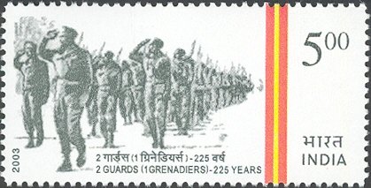 File:Stamp of India - 2003 - Colnect 158344 - 2 Guards 1 Grenadier - 225 Years.jpeg