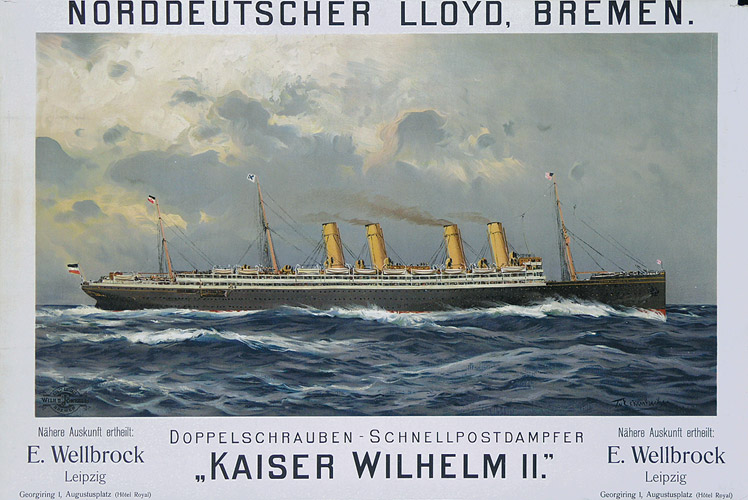 Der Norddeutsche Lloyd Themistokles_von_Eckenbrecher_Kaiser_Wilhelm_II