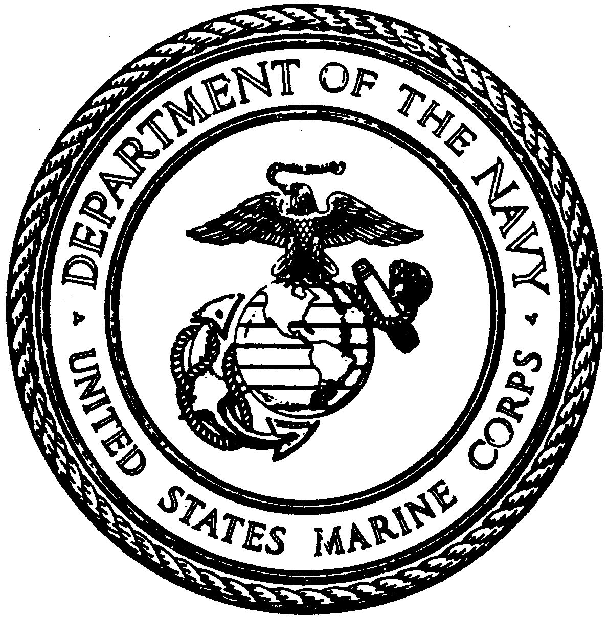 usmc logo outline