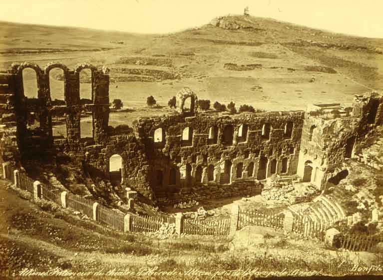 File:Bonfils, Félix (1831-1885) - Athens - Theatre Odeion about 1868-1875.jpg