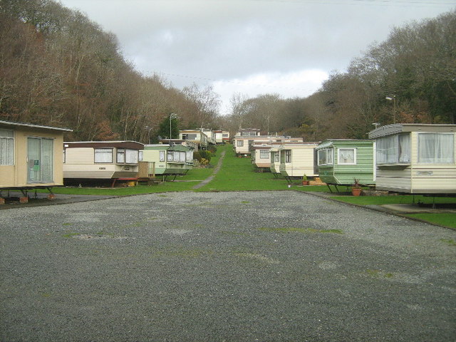 File:Caravan park near Plas Newydd - geograph.org.uk - 662054.jpg