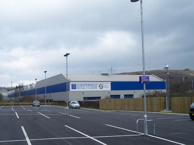 File:Chesterfield Special Cylinders, Meadowhall, Sheffield - geograph.org.uk - 1303107.jpg