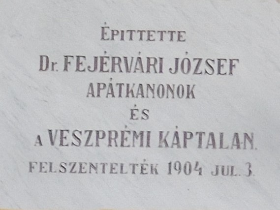 File:Church of the Visitation, plaque, 2019 Siófok.jpg