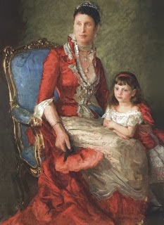 File:Danish Crown Princess Louise with one of her daughters.jpg