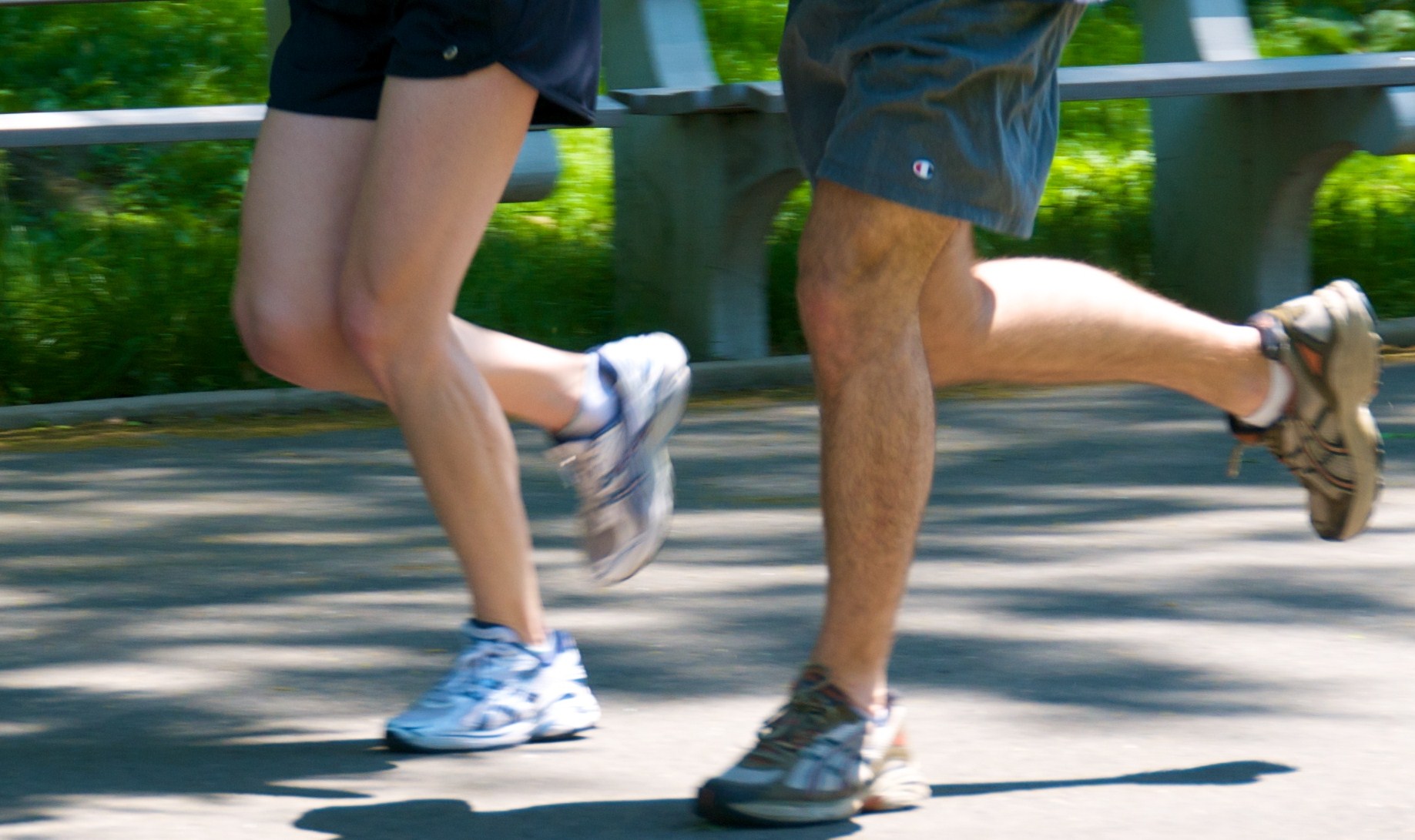 Filejogging Couple Legs