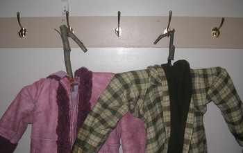 Lashed Coat Hanger