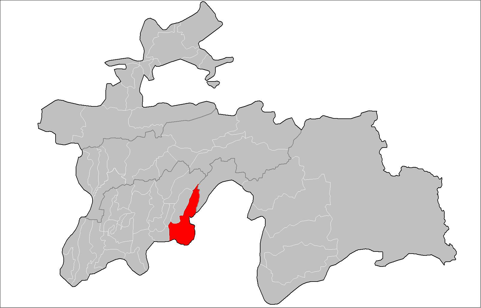 مقاطعات منطقة خاتلون.