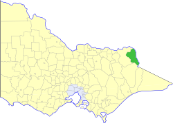 <span class="mw-page-title-main">Shire of Upper Murray</span> Local government area in Victoria, Australia