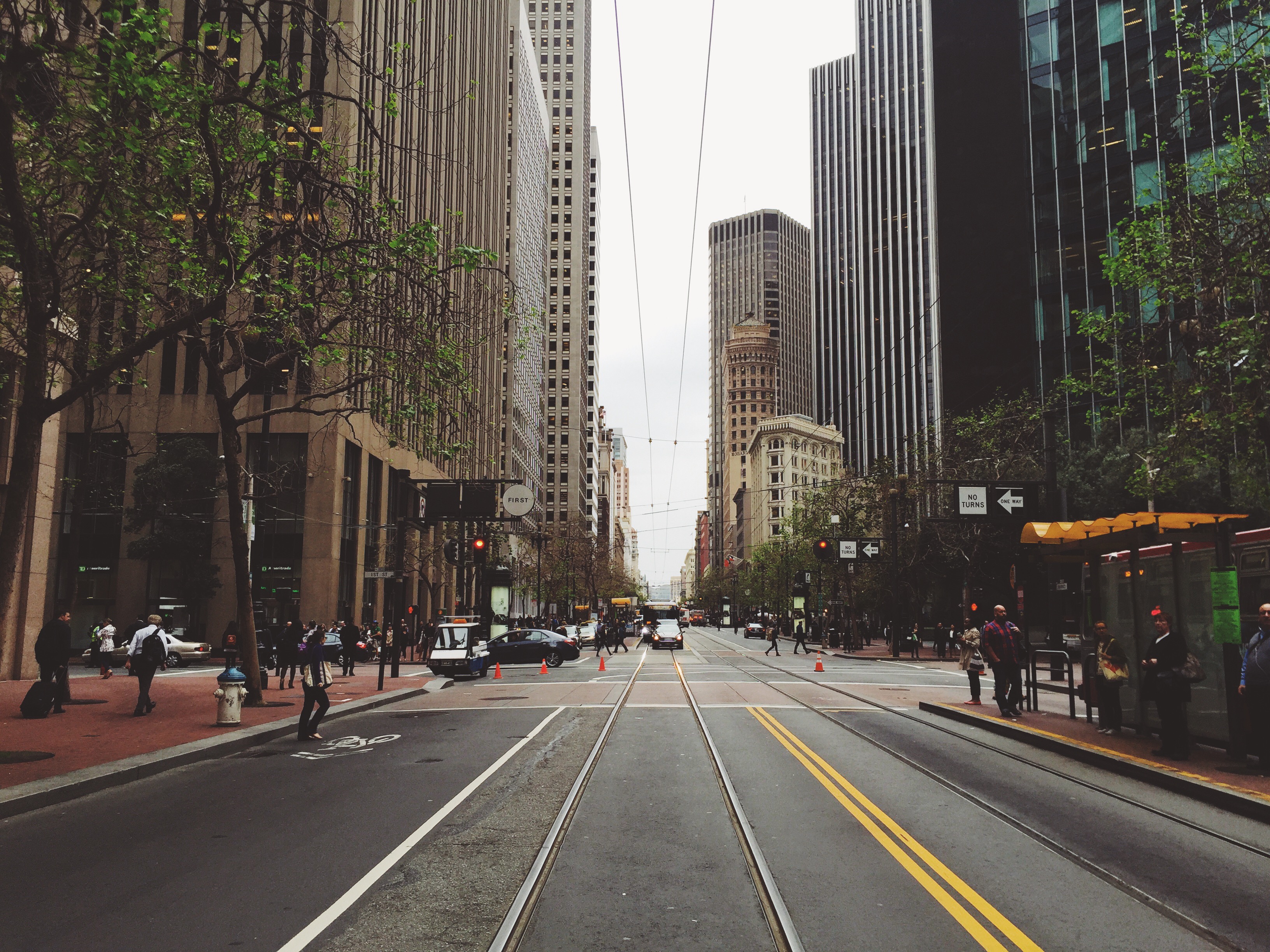 city buildings street view