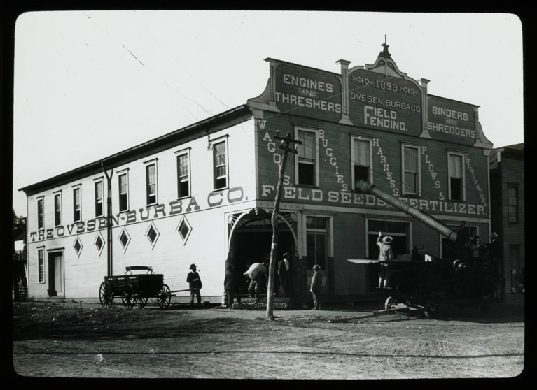 File:The Ovesen-Burba Company was a machinery and farm supply store, circa 1920.jpg