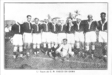L'equip del Vasco da Gama el 1923.