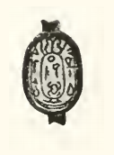 Drawing of a scarab of Kamose by Flinders Petrie. WadjkheperreScarabPetrie.png