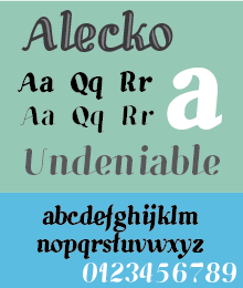 File:Alecko Typeface Specimen.png