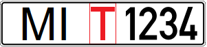 File:Belarus temporary license plate - MI T 1234.png