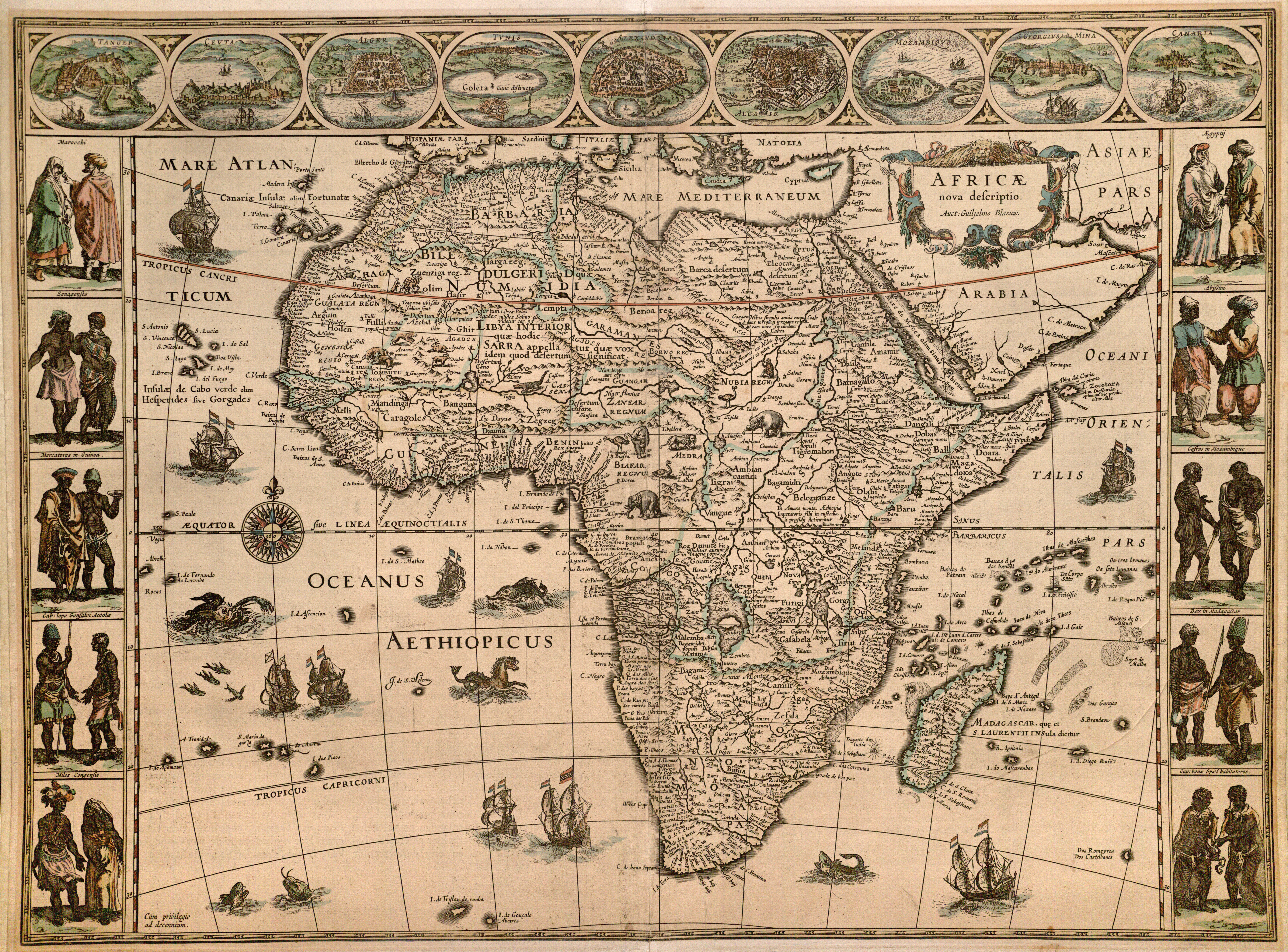 ''Africae Nova Descriptio'', Amsterdam 1617