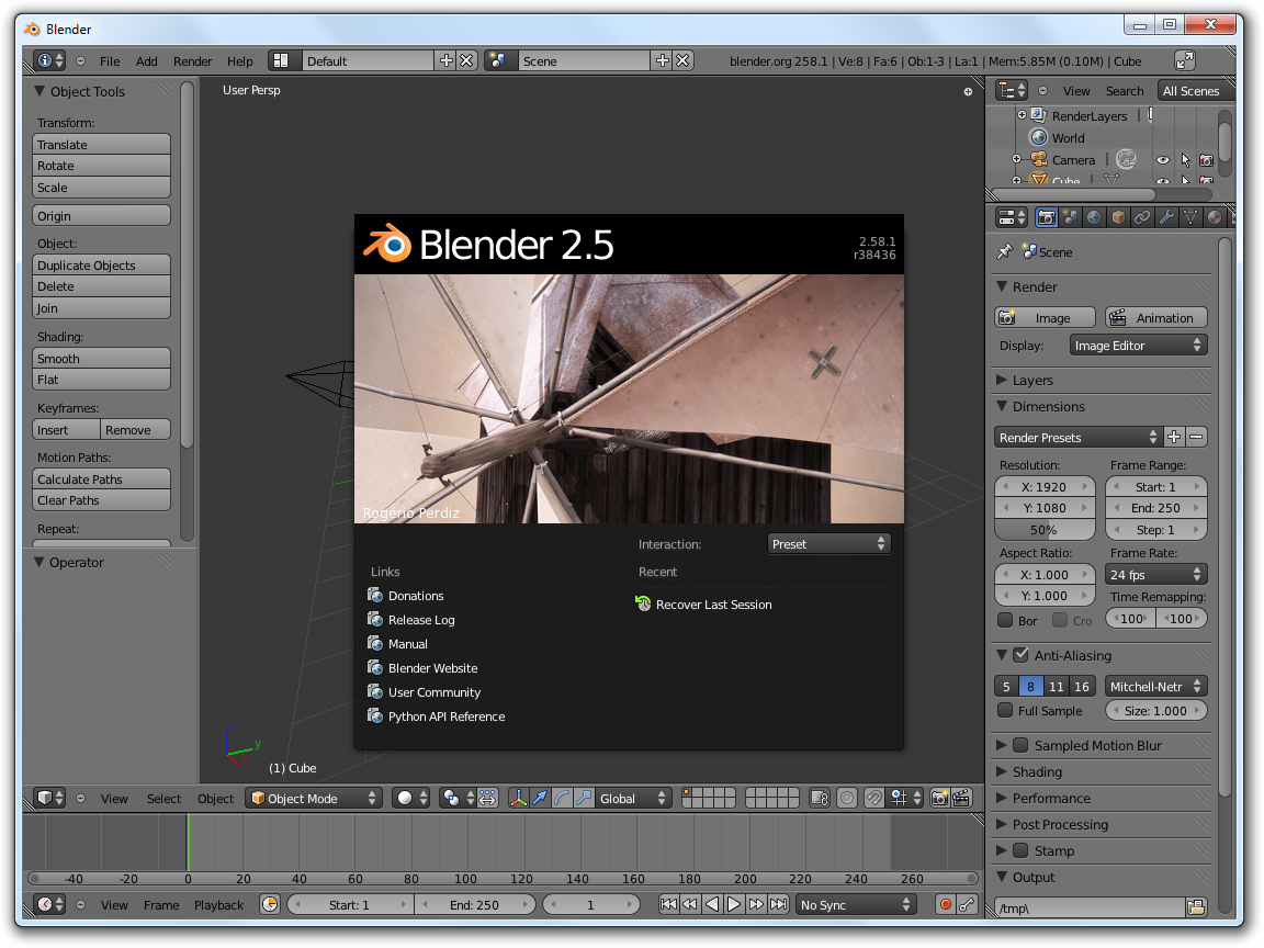 Blender 3d видеоредактор. Блендер орг. Blender 2.5. Блендер фотошоп.